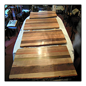 Lovely Durham Restaurant Table Tops with Live Edges