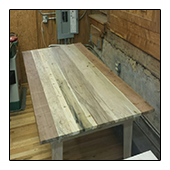 Unfinished Mixed Species Tabletop